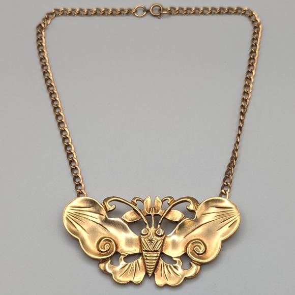 Vintage Jewelry - Alva Museum Replicas Butterfly Necklace